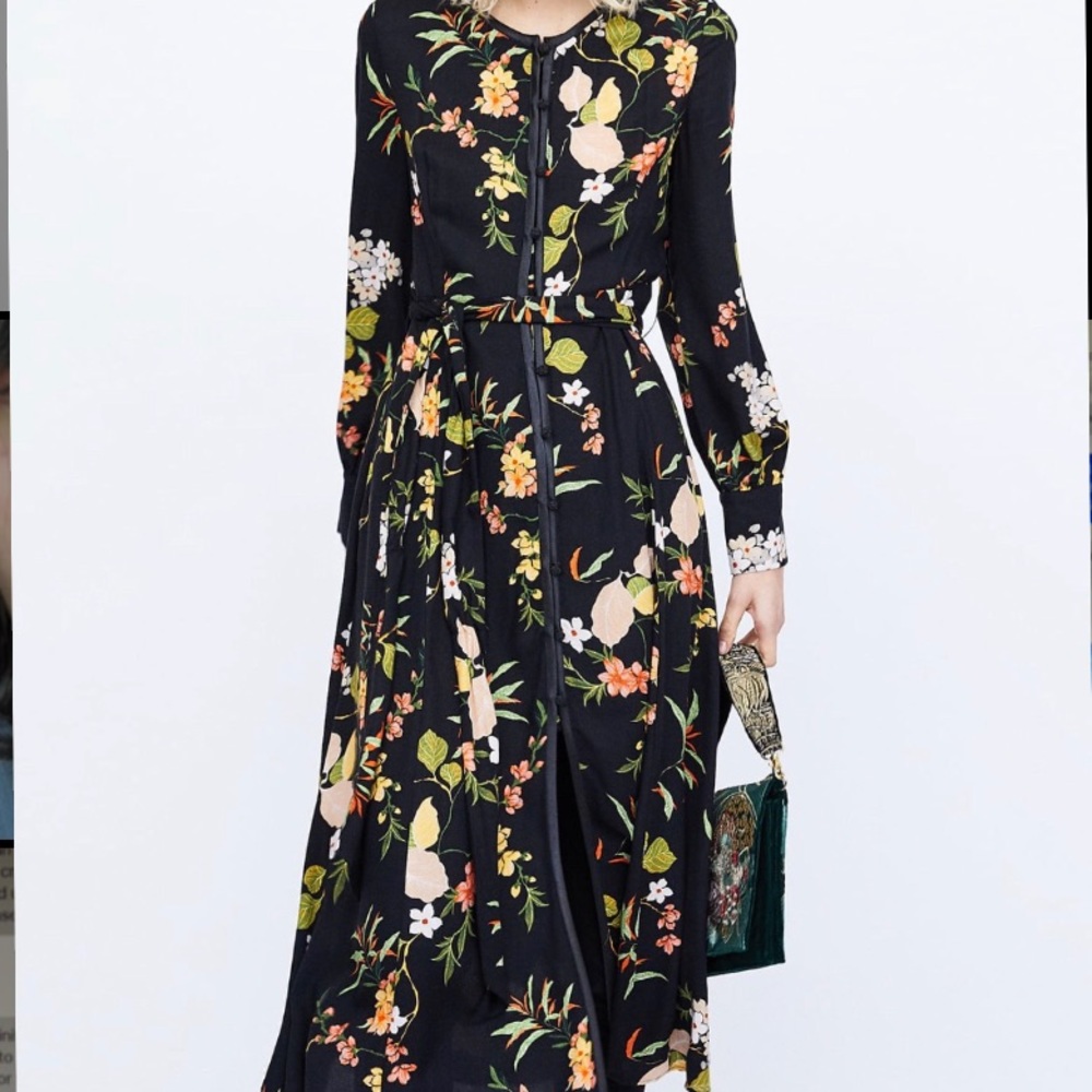 Zara long sleeve dress